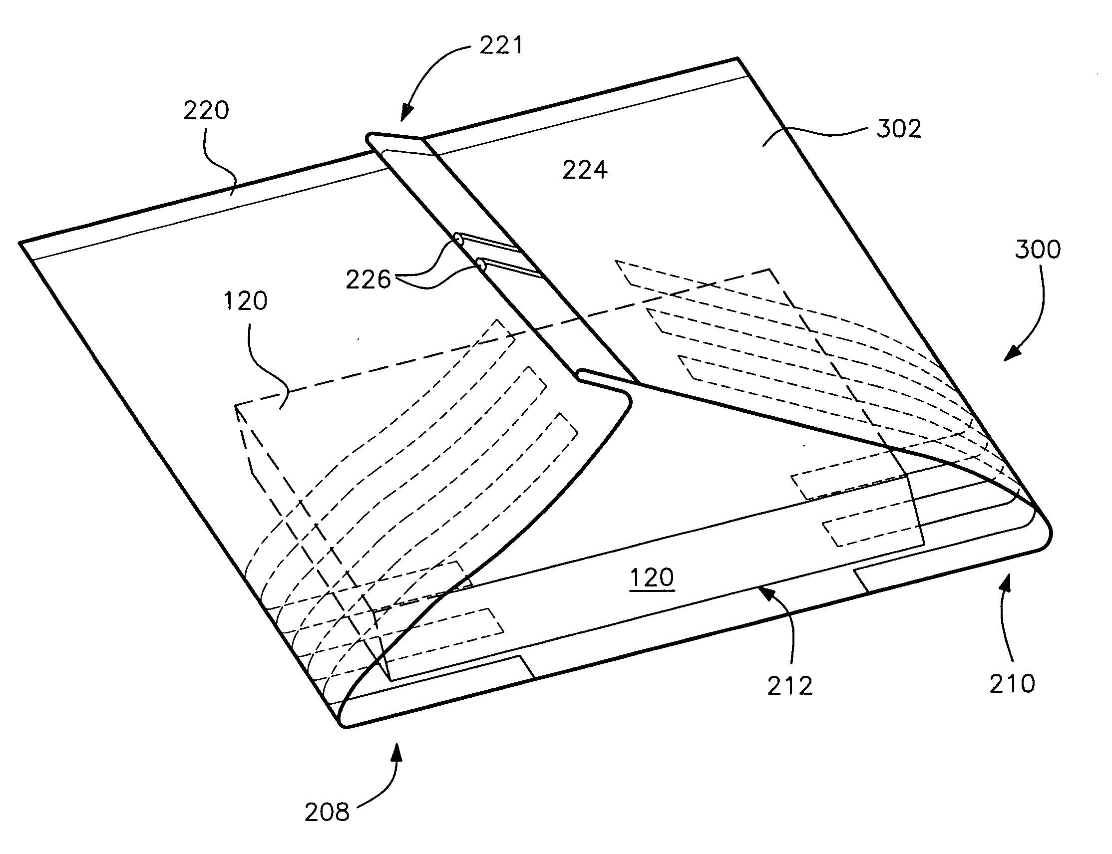 Flexible microwave cooking pouch containing a raw frozen protein portion and method of making