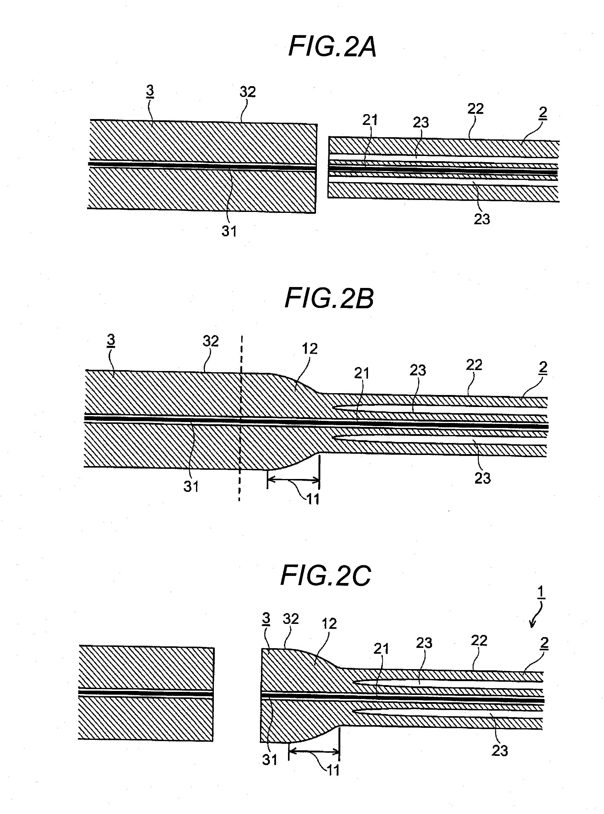 Optical fiber and method of manufacturing the same, end part processing method of optical fiber and optical fiber with ferrule