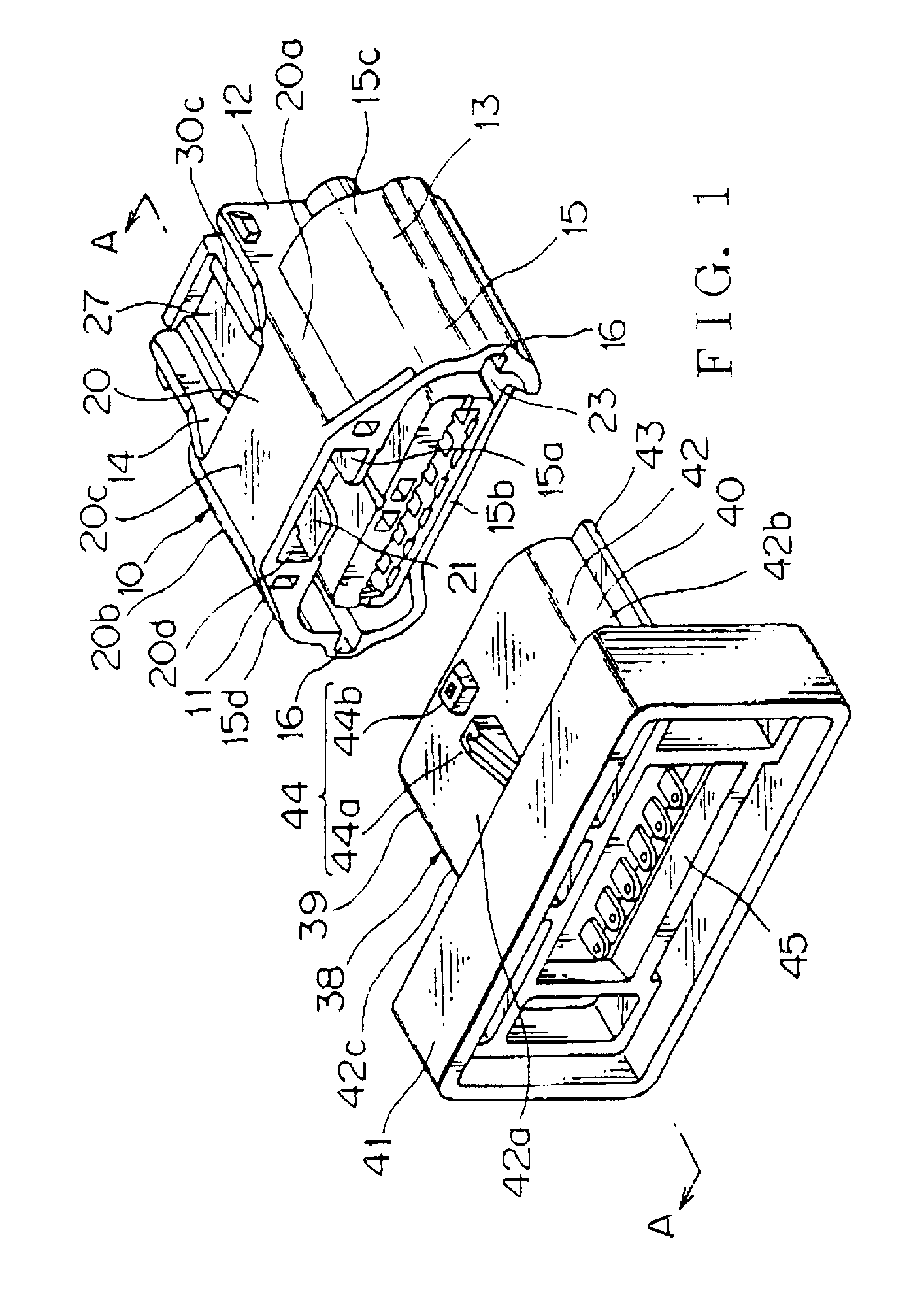 Locking mechanism for connector