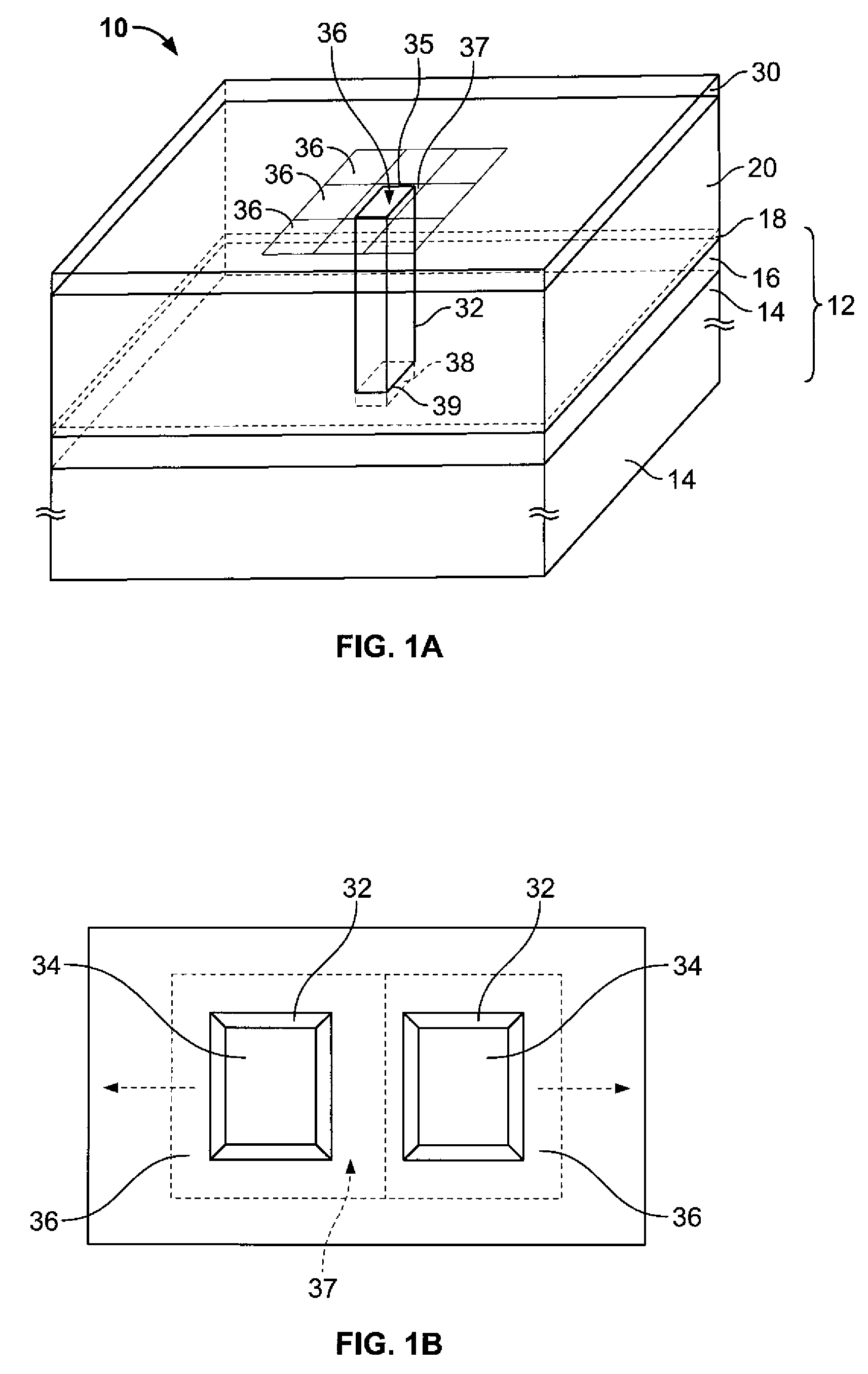 Method and device for reducing crosstalk in back illuminated imagers