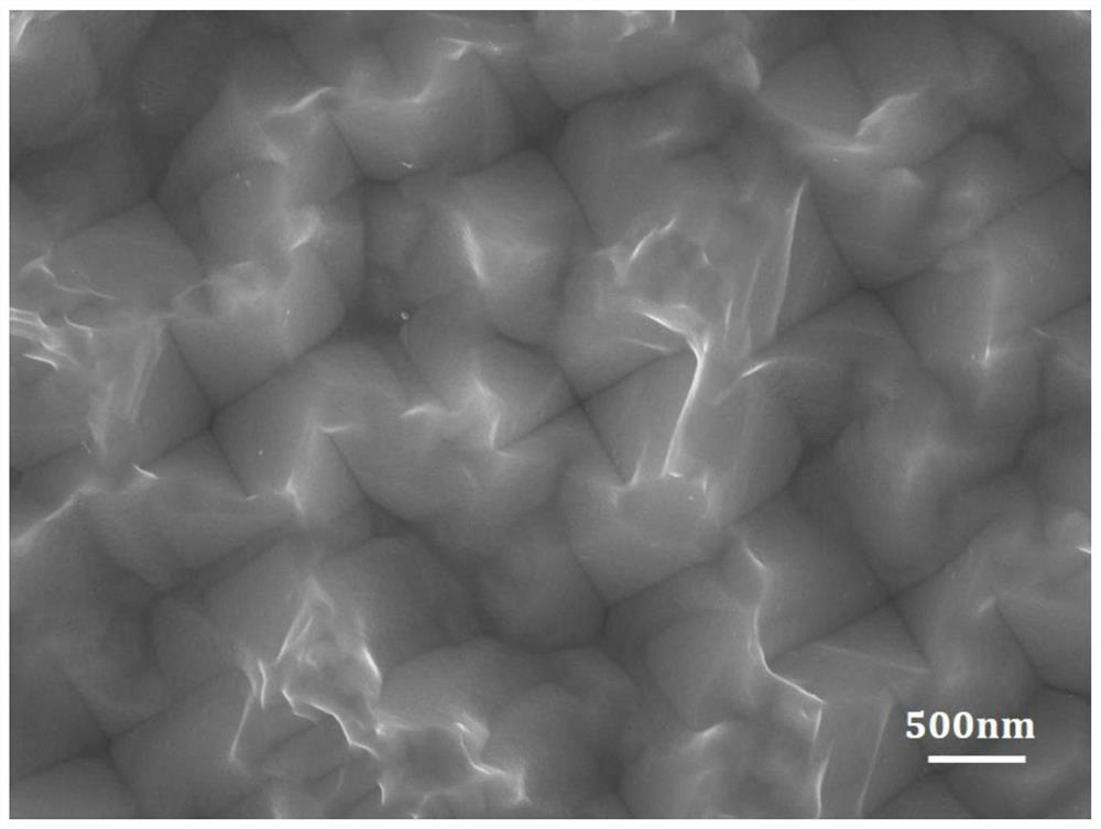 A method for making texture on silicon wafers by reusing nitrogen-free black silicon cleaning solution