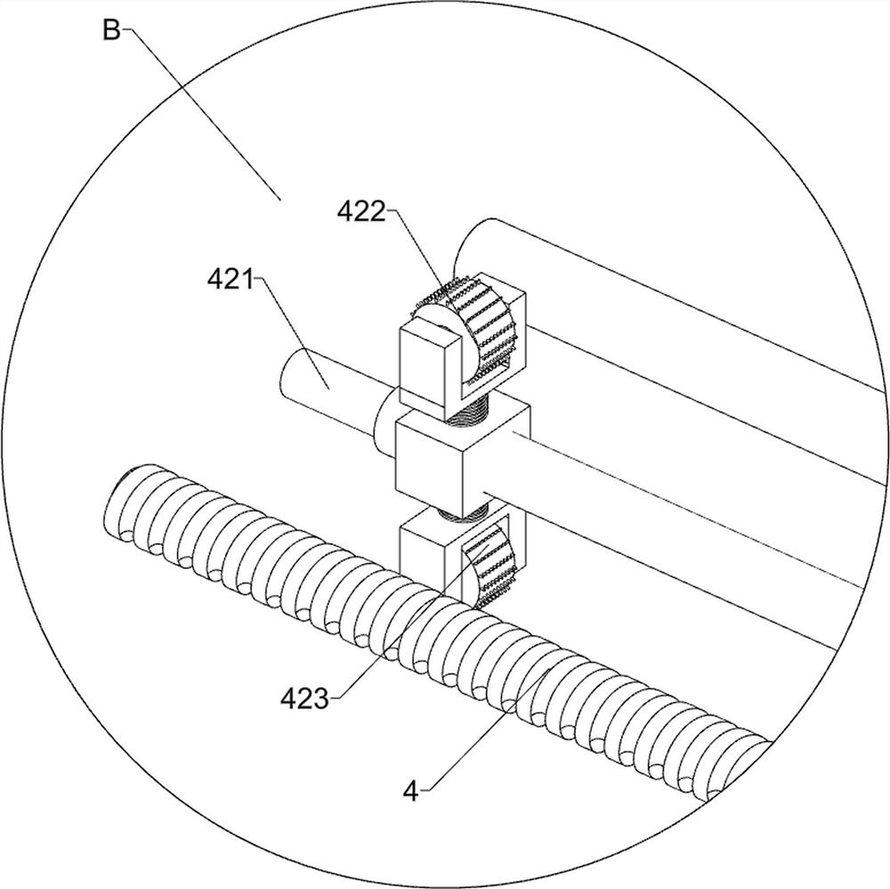 Coating and leveling device for nano coating of corrosion-resistant composite steel pipe