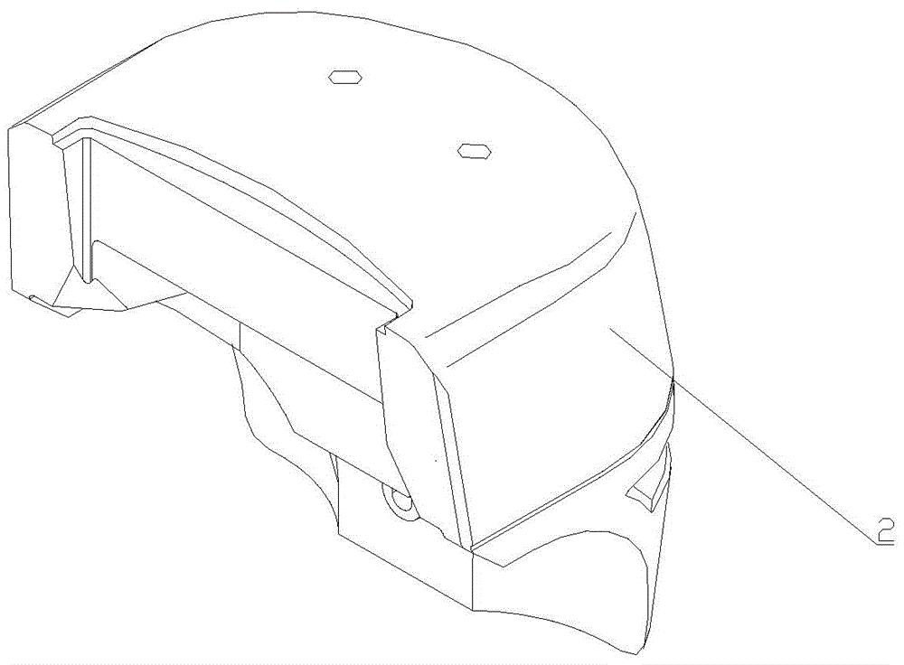 Engineering machine counterweight and manufacturing method thereof