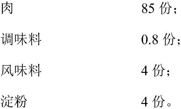 Smoked meat flavor animal food and preparation method thereof