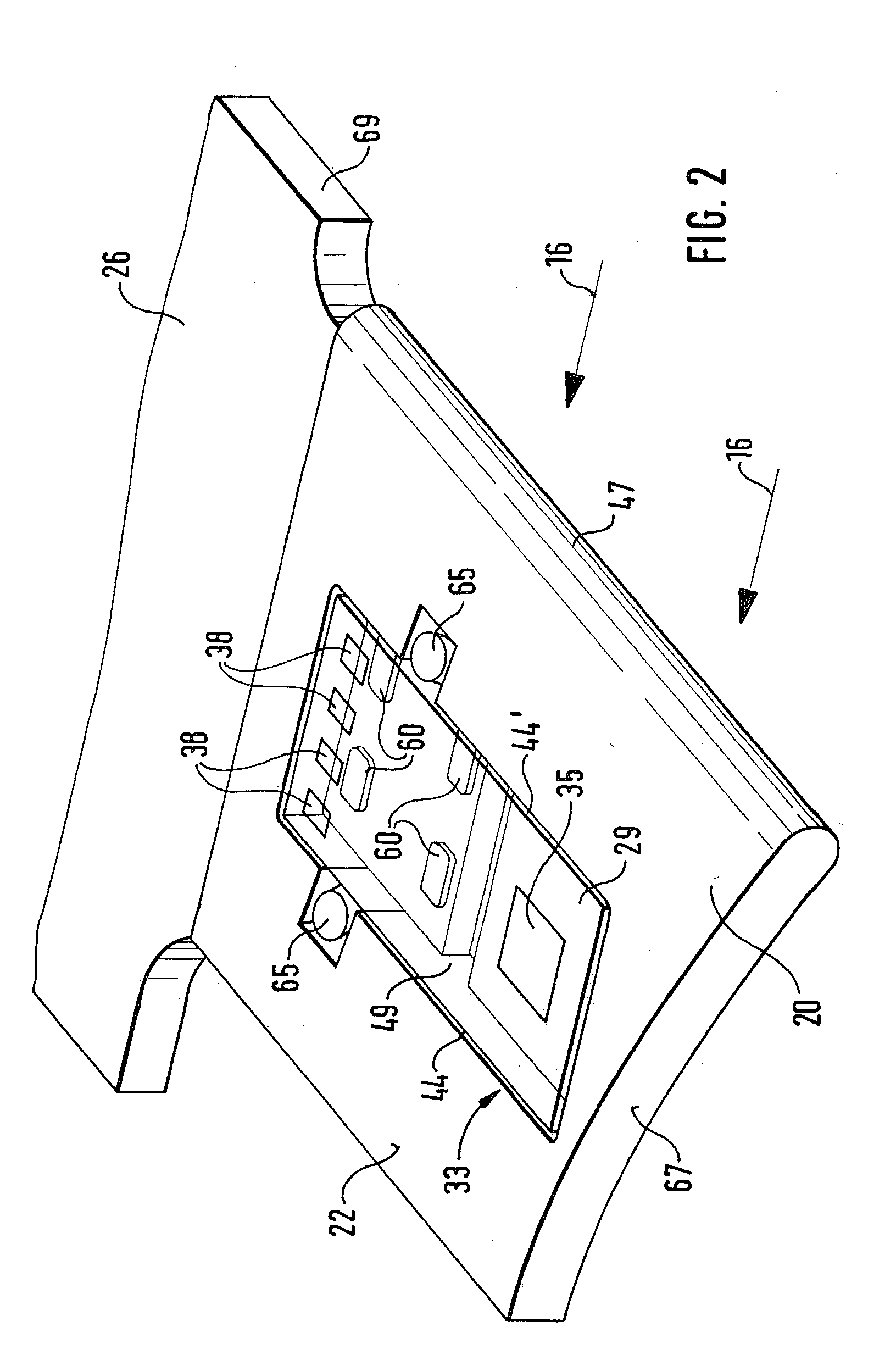 Device for determining at least one parameter of a flowing medium