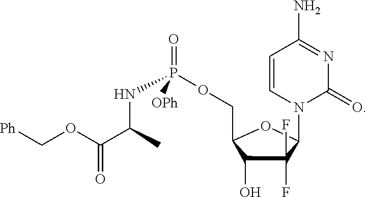 Methods of separating gemcitabine-phosphate diastereoisomers