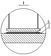 Turning device for crossing existing railway portal piers and installing method thereof