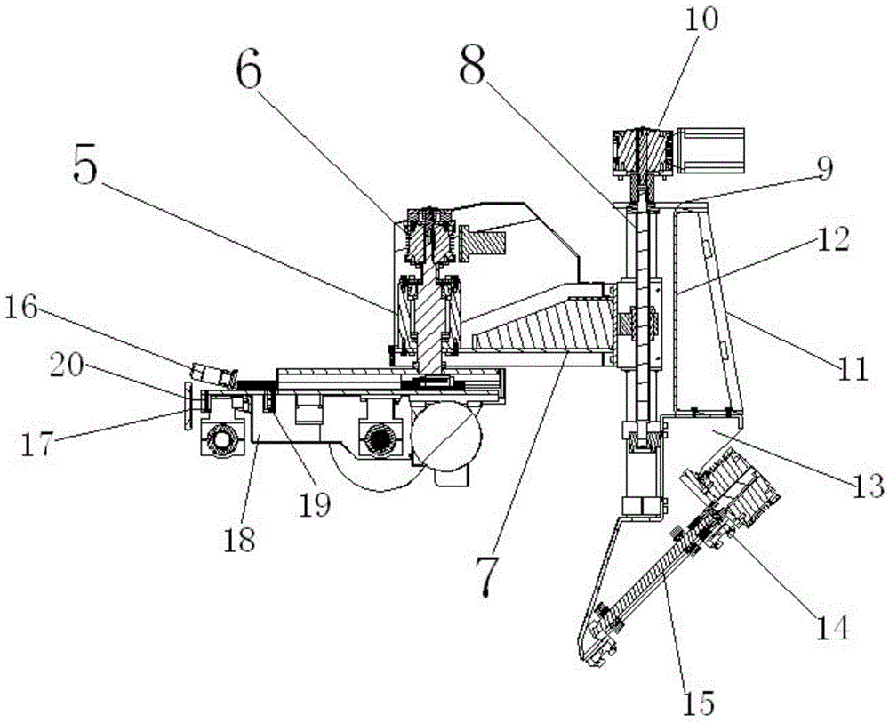 Numerical-control screw rod polishing machine tool