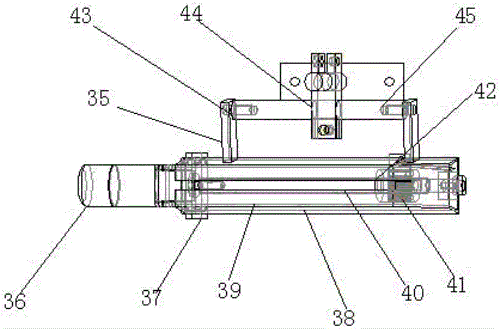 Numerical-control screw rod polishing machine tool