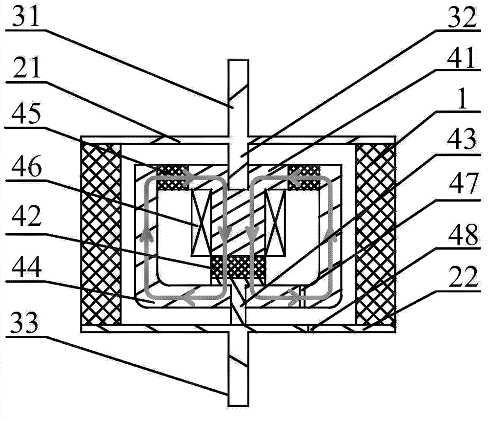Paralleling model semi-active vibration isolator