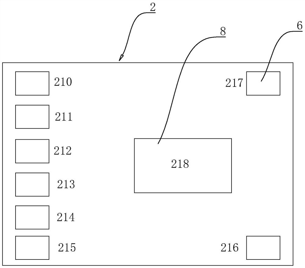 Internally-packaged digital chip LED and packaging method thereof