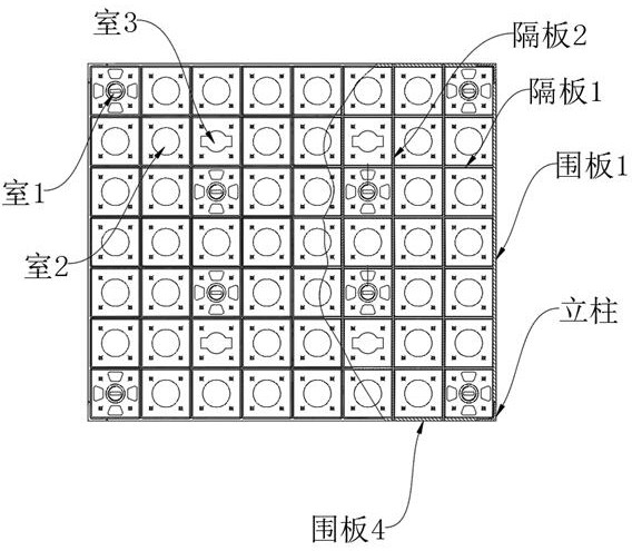 Fuel storage grillwork and assembling method thereof