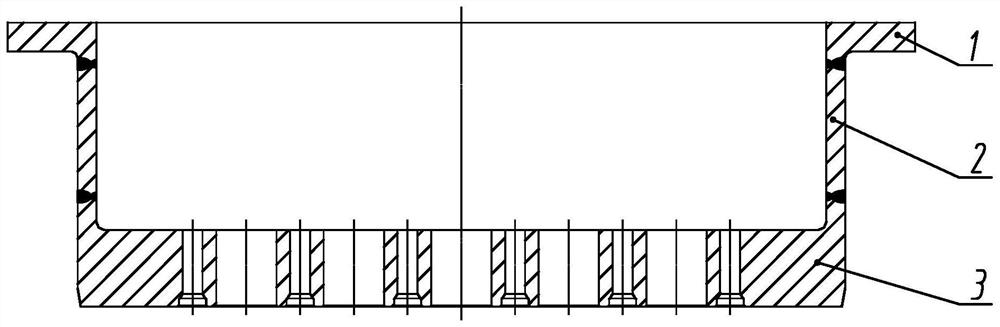 A method for forming an integral upper support structure of reactor internals