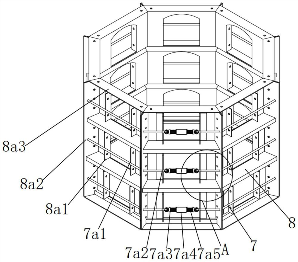 Novel assembly type ancient building production device