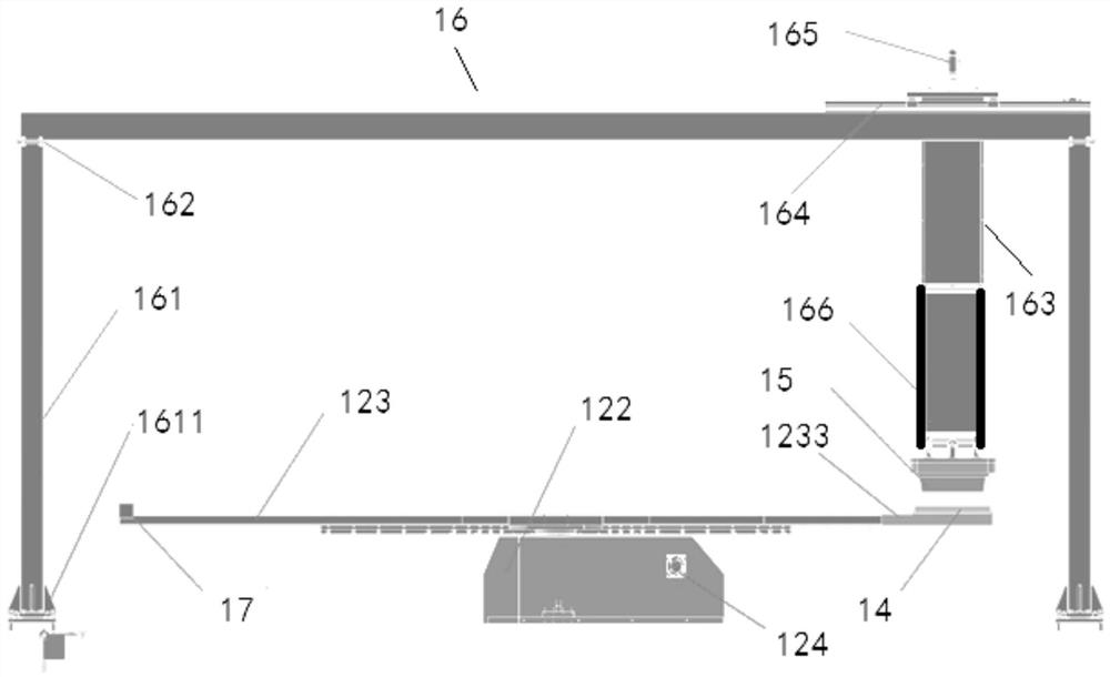 Experimental device and method for rail transit point type signal system