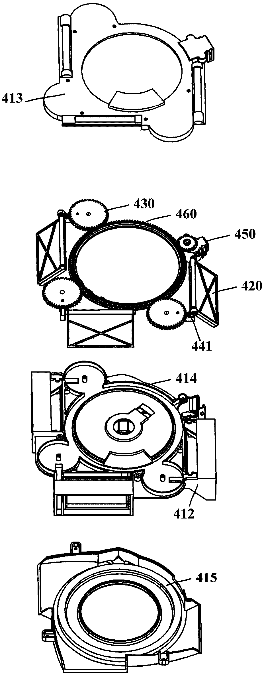 Branch air supply device and refrigerator