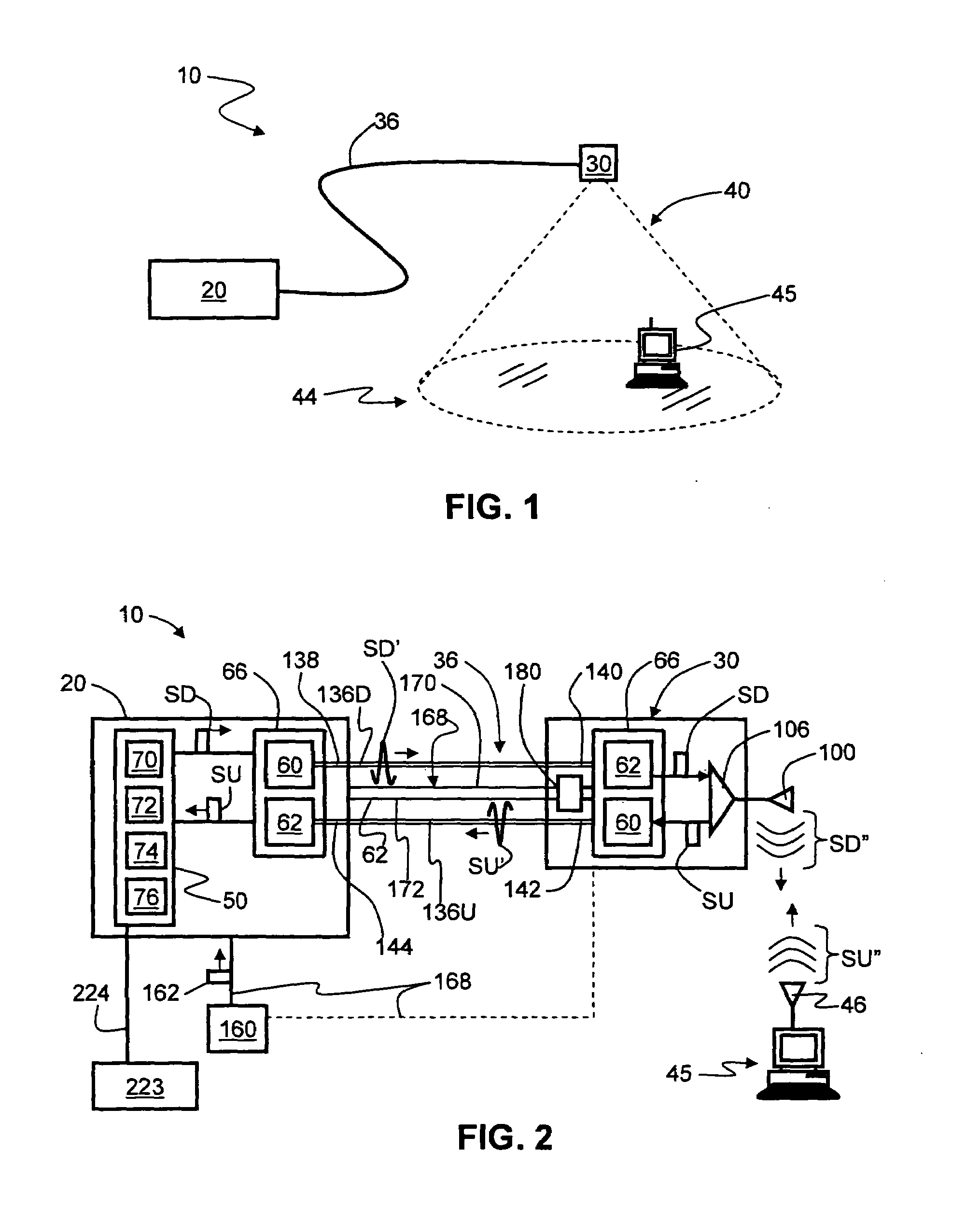 Radio-over-fiber (RoF) optical fiber cable system with transponder diversity and RoF wireless picocellular system using same