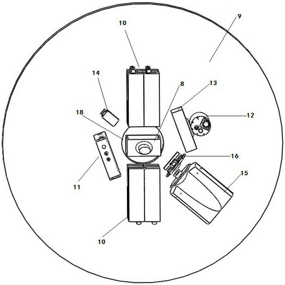 A ct/ft/pet three-modality synchronous imaging data acquisition system