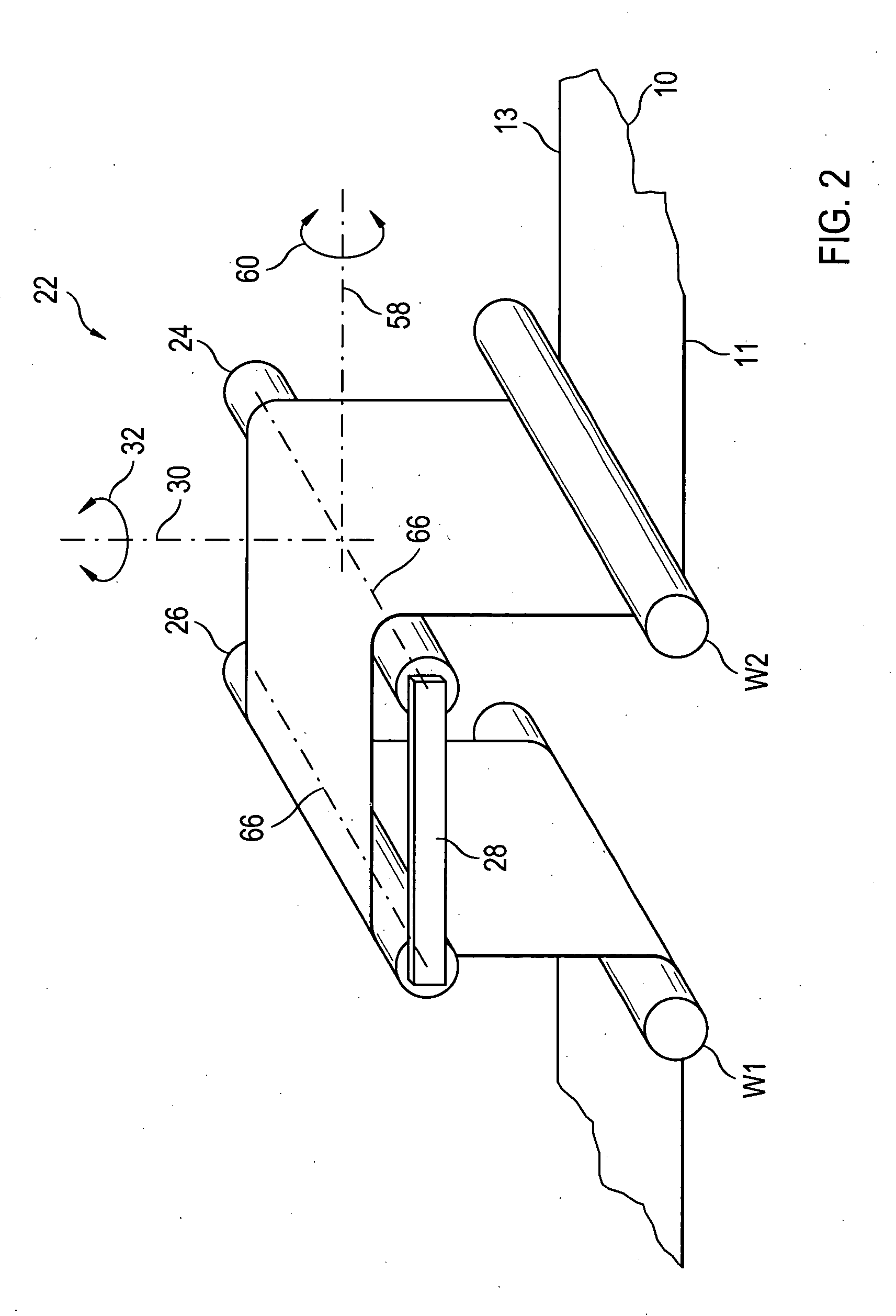 Device and method for controlling the position of the lateral edge of a continuous web