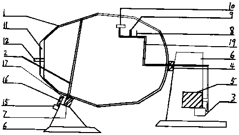 Production method and equipment of vacuum low-temperature baked fructus corni powder