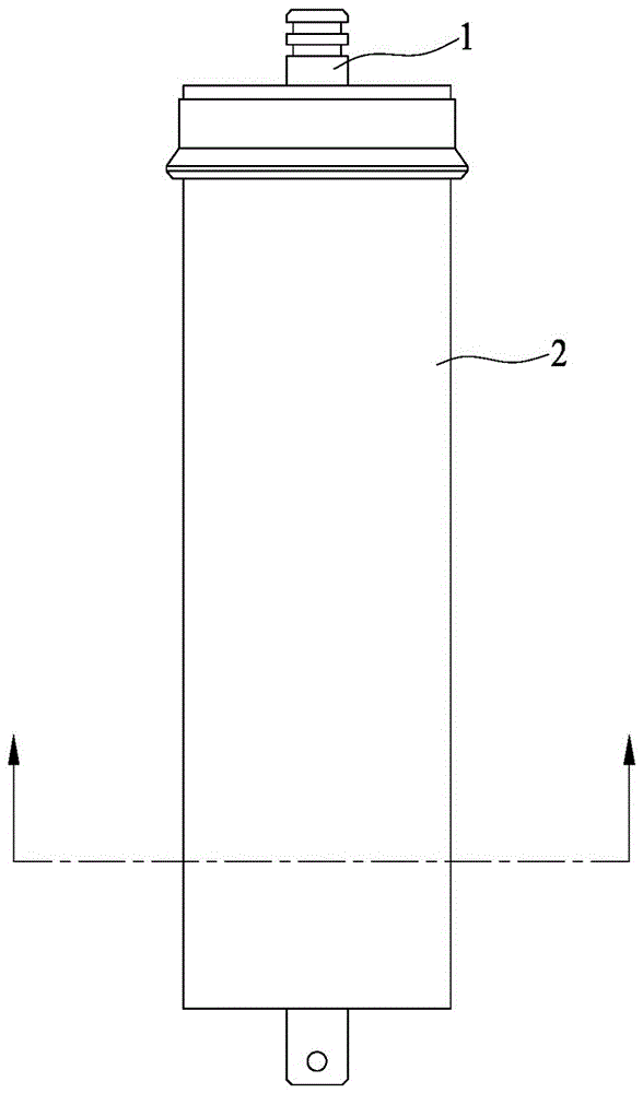 Spiral wound reverse osmosis membrane element with high recovery rate