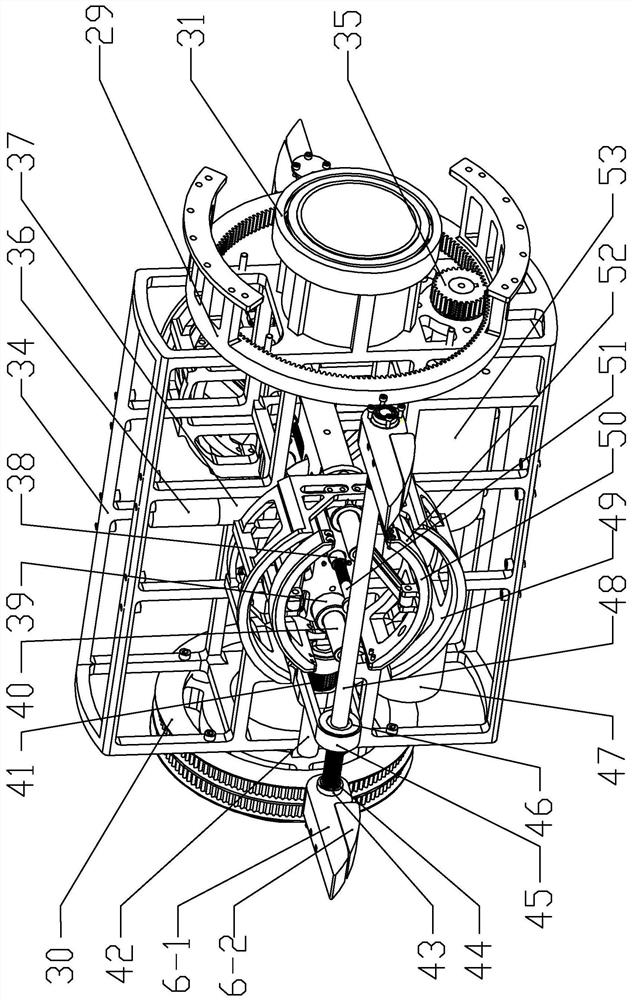 A kind of elastic extension rod expansion mechanism