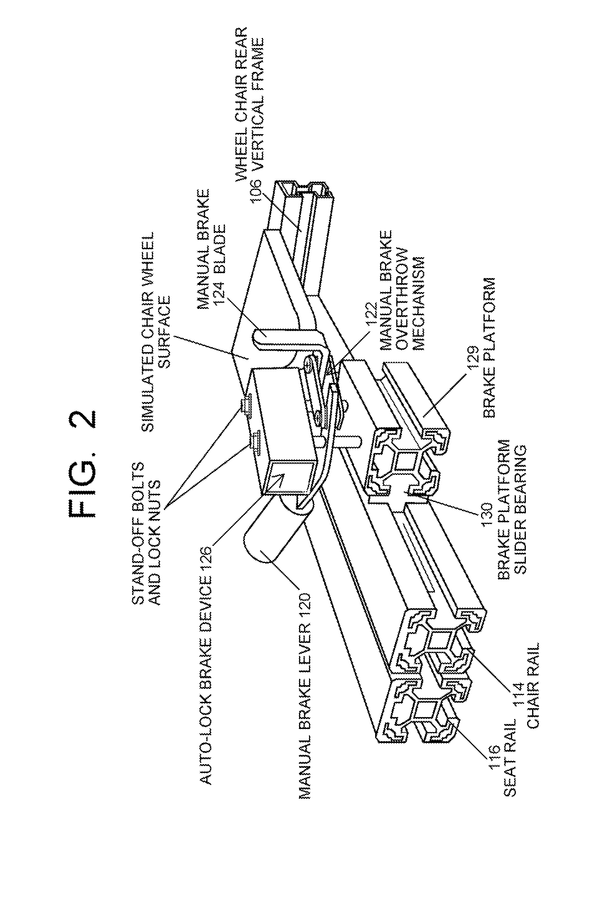 Structure, Components and Method for Constructing and Operating an Automatically self locking manually propelled vehicle such as a wheel chair