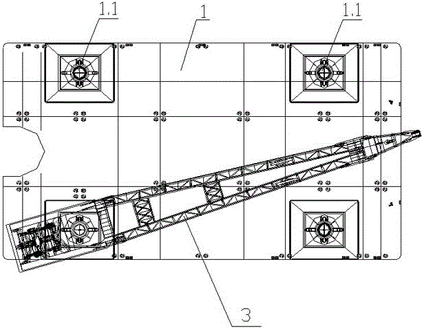 Wind power and bridge rock-socketed construction process