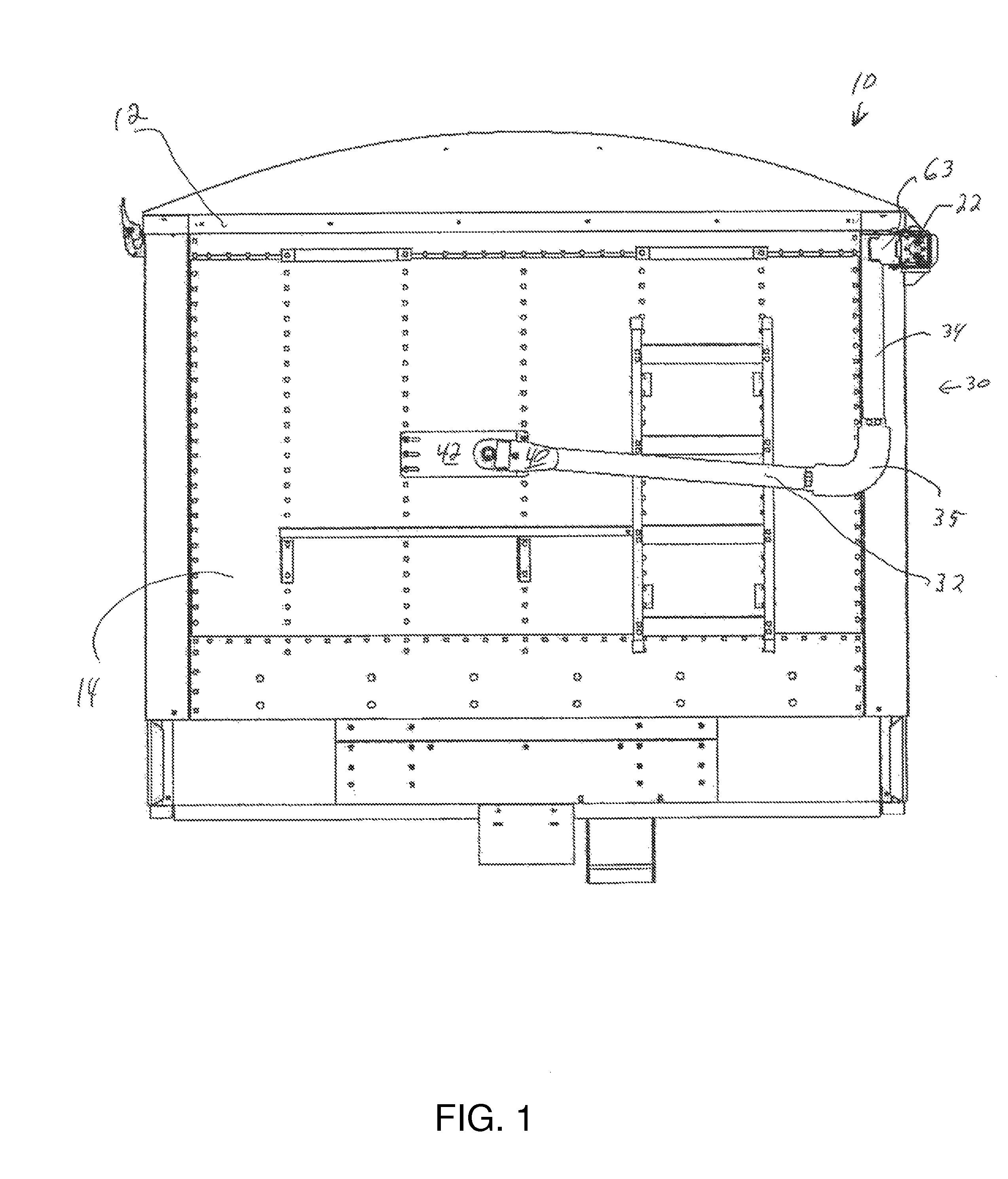 Rolling cover system motor mount