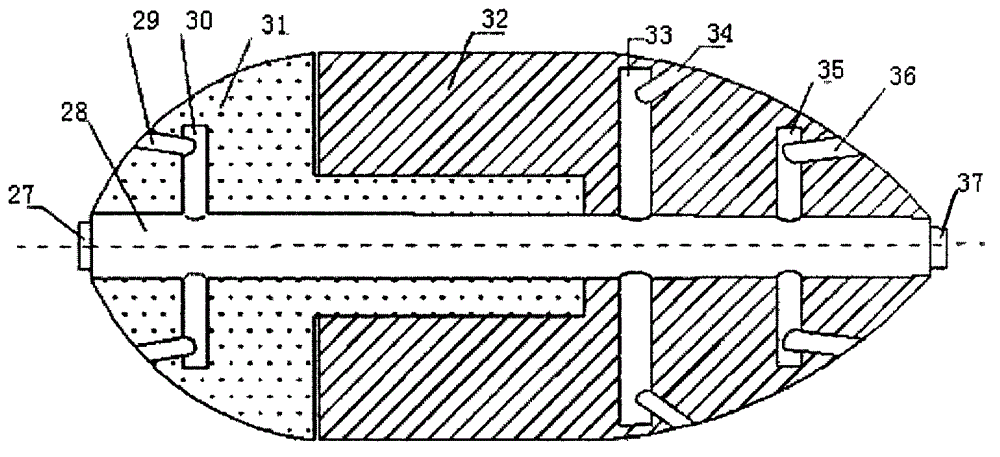 Method and device for repairing downhole coal-bed gas extraction drilled hole