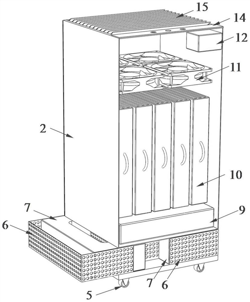 A wireless mobile air conditioning unit