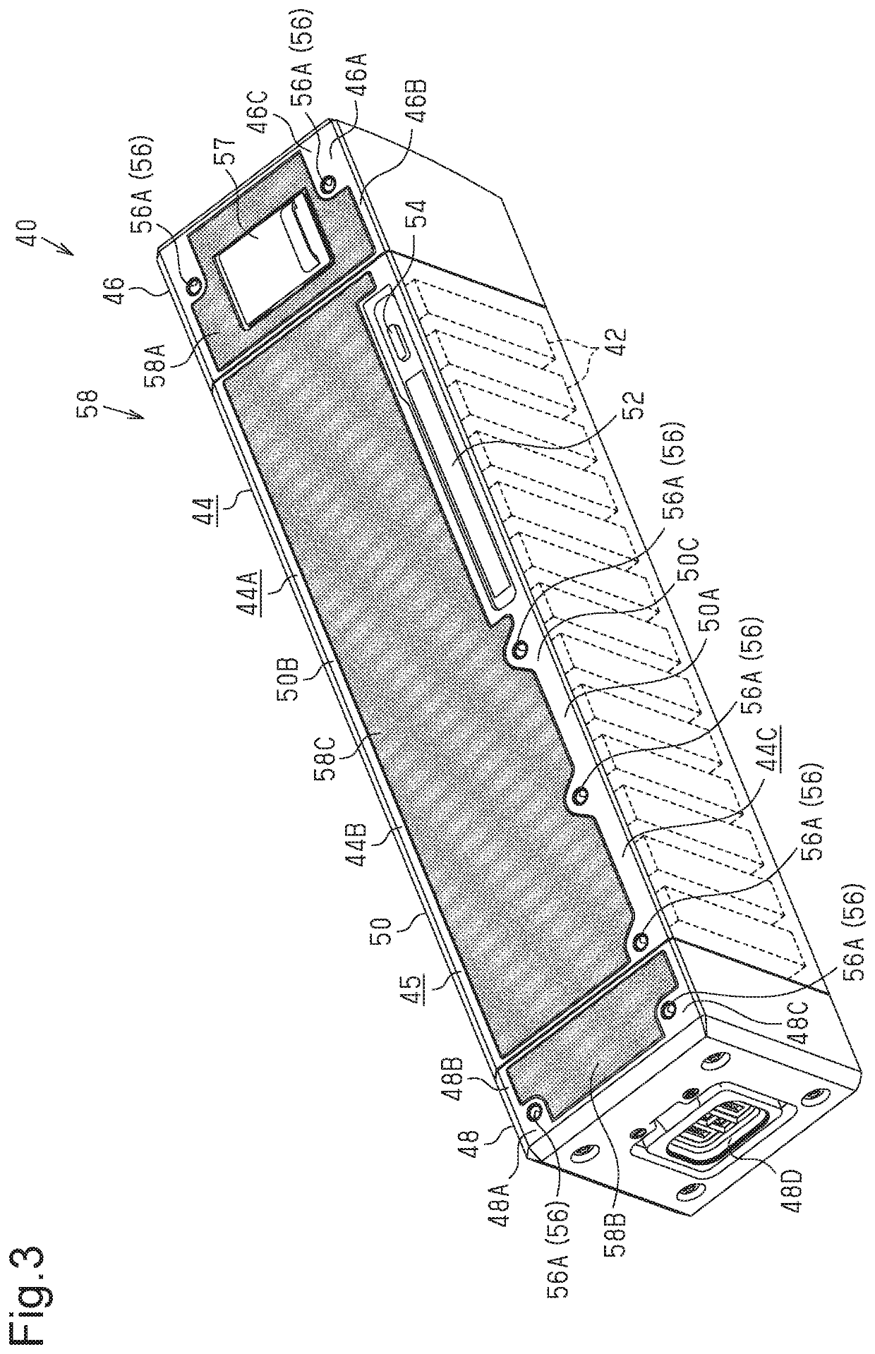 Bicycle battery unit with protector