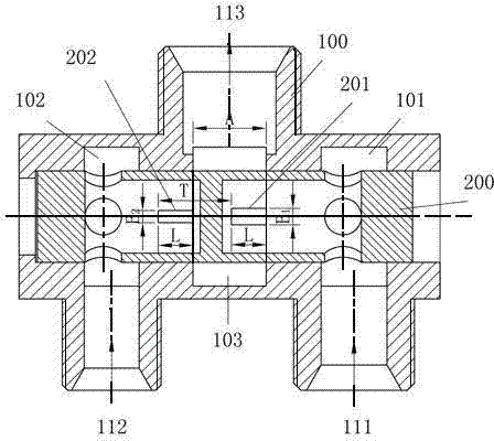 Gas ratio proportioning valve, multi-gas ratio proportioning combination valve and gas proportioning system