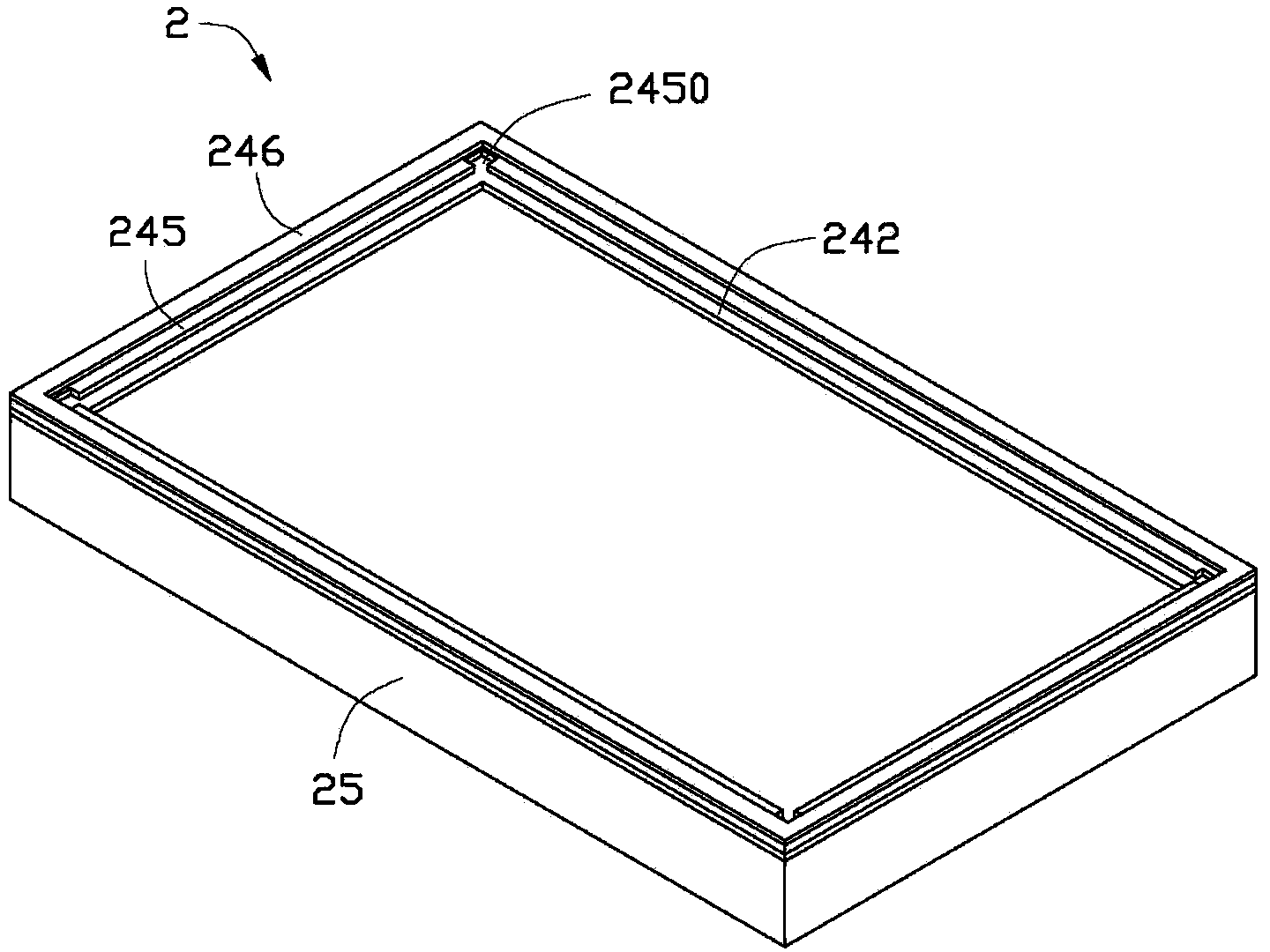 Touch panel and protection substrate used for touch panel