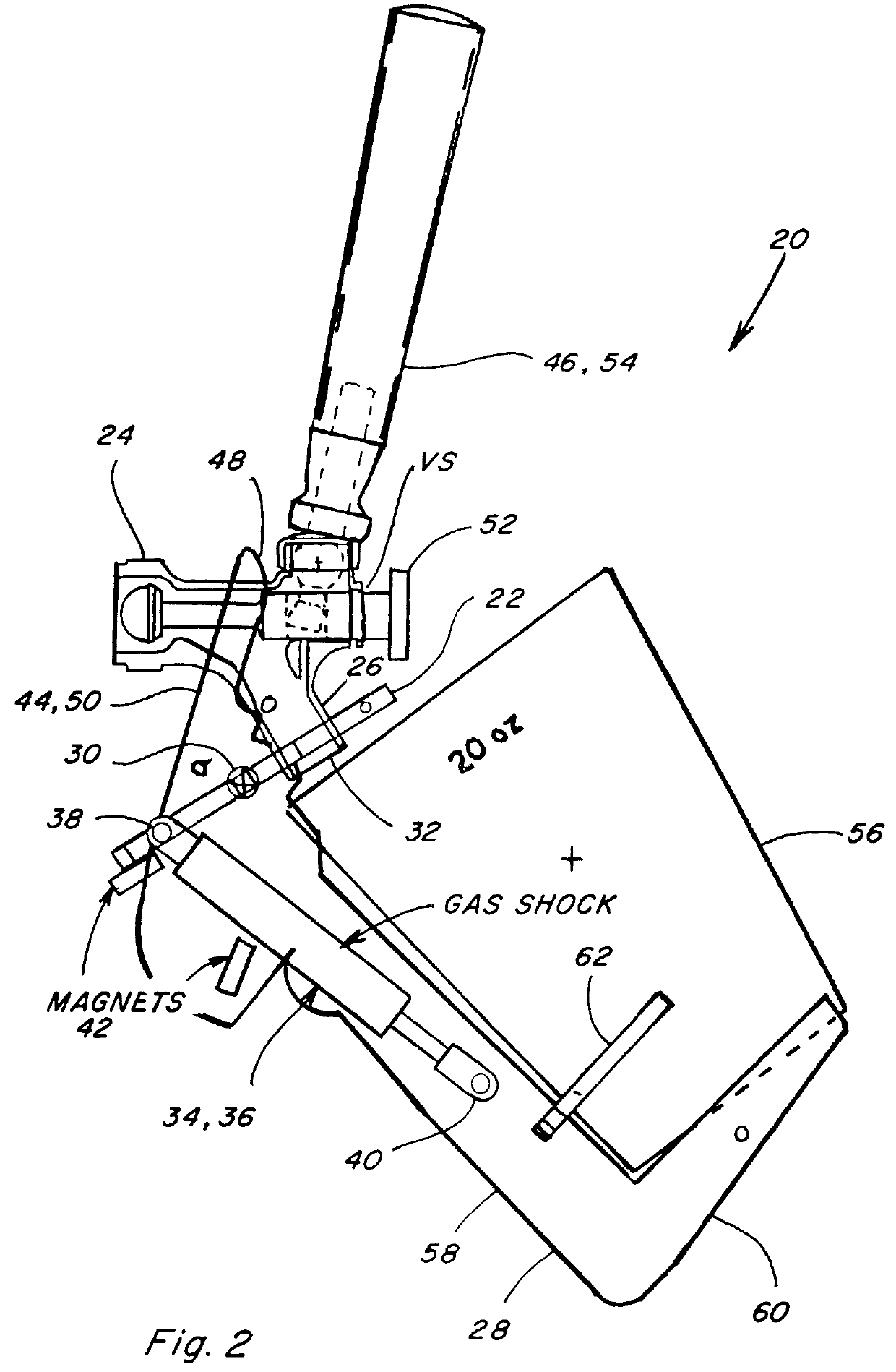 Tilter for holding a container in a progressively less tilted orientation while receiving a beverage from a dispensing system