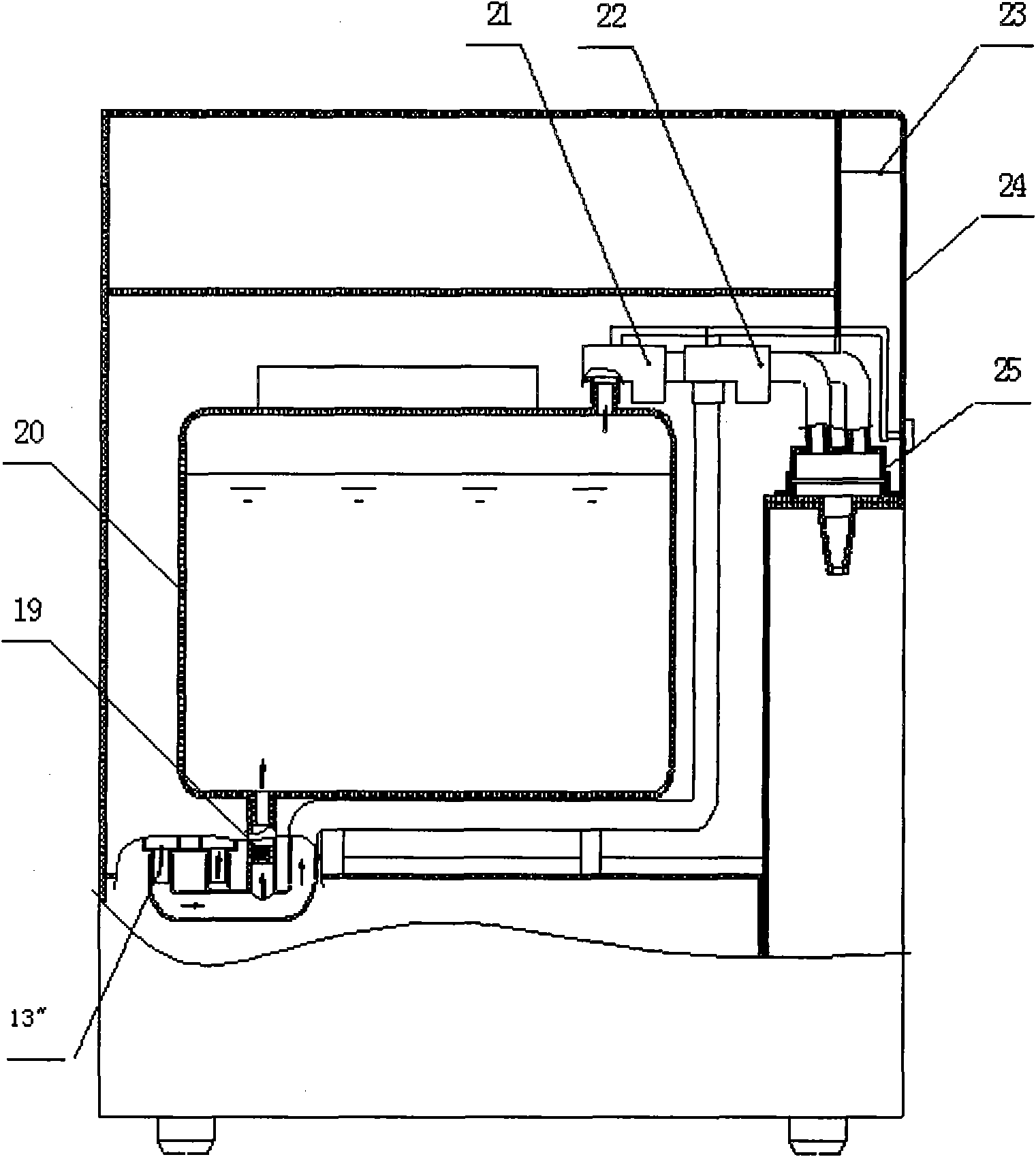 Purification drinking device and control method thereof