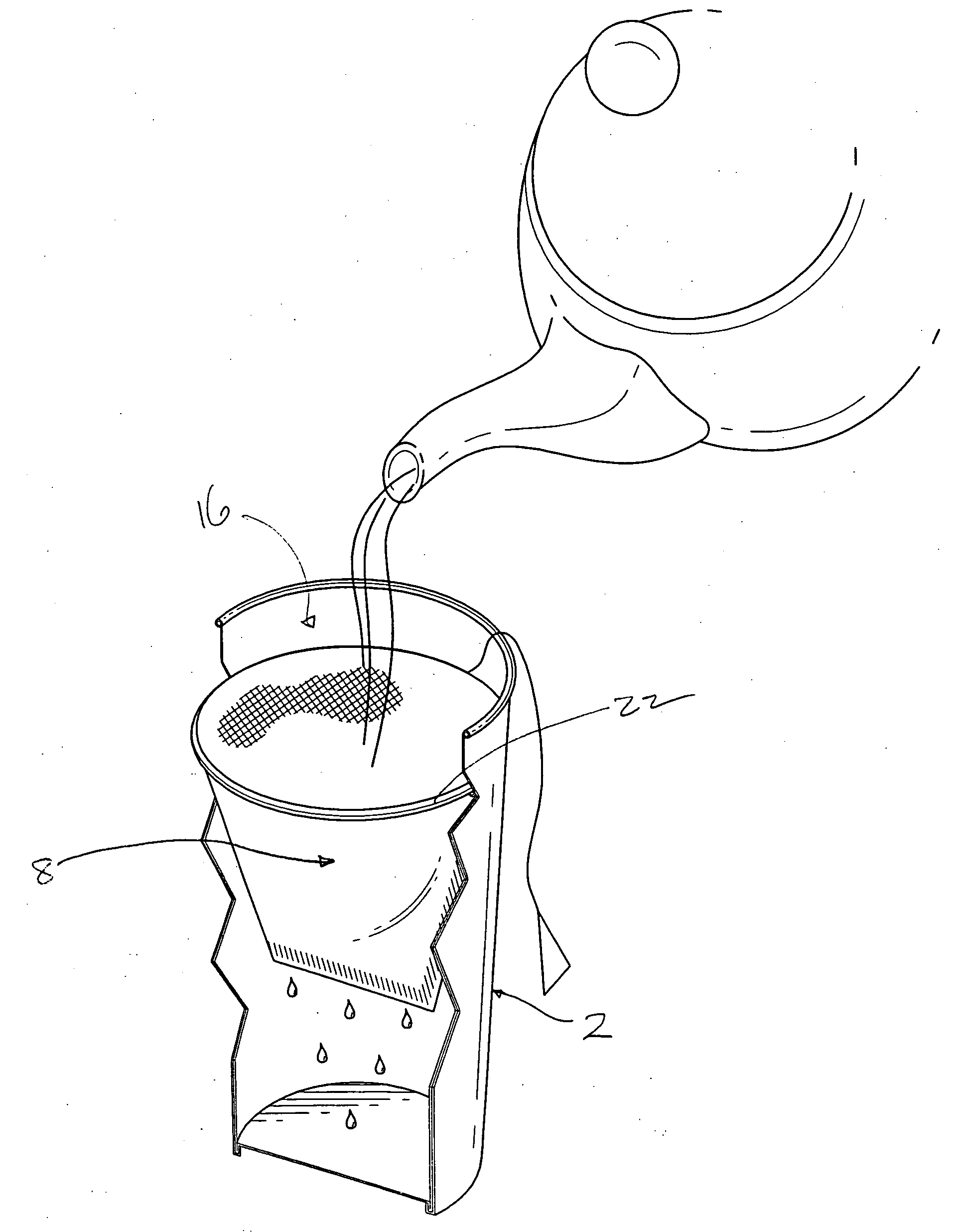 Brew-in-the-cup disposable beverage assembly