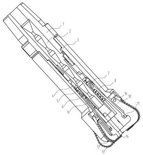 A controllable variable diameter drill bit