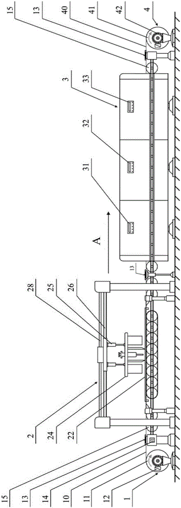 Continuous screen printing machine for ceramic substrate and printing method thereof