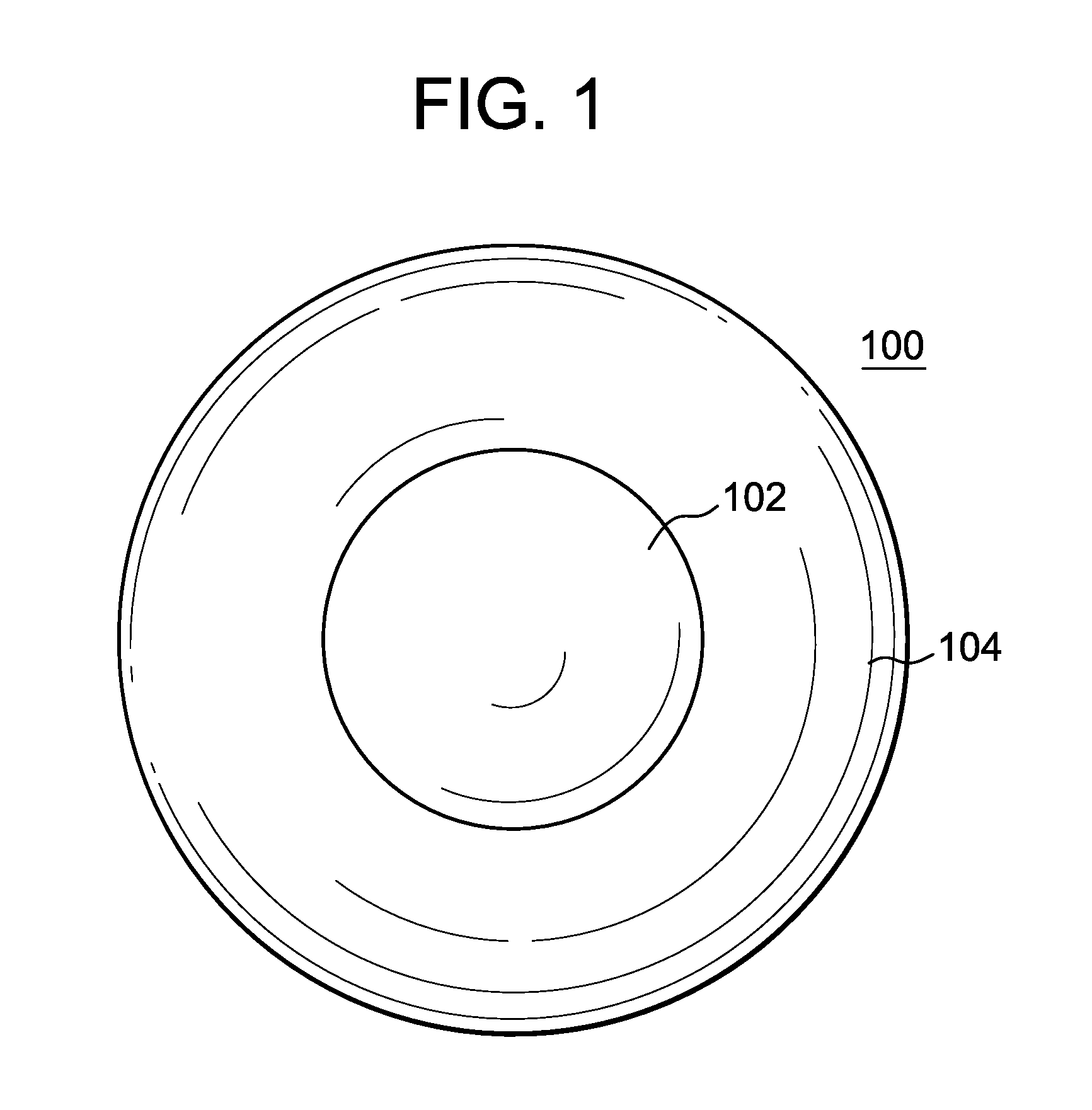 Contact lens with multi-layered pattern