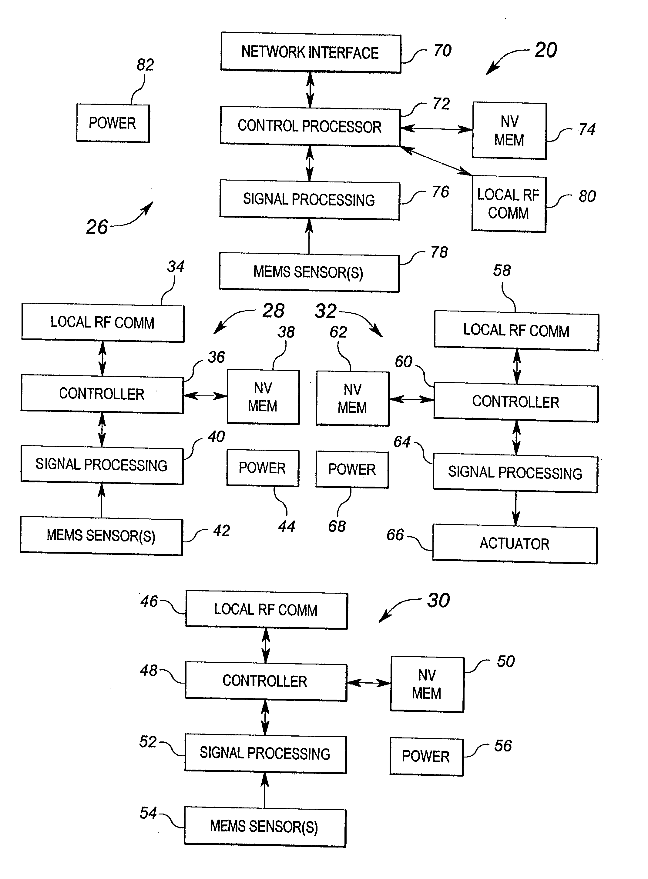 Method and apparatus for controlling building component characteristics