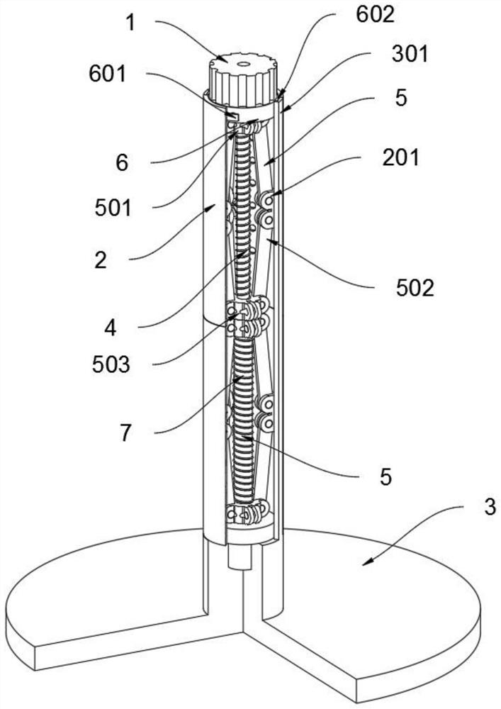 A column equipment for safe and stable machining