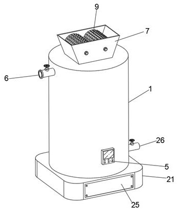 Mineral separation device for producing phosphorite through microalgae phosphorus accumulation