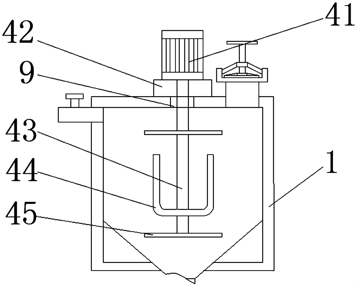 Device for preparing water-based multi-color building paints