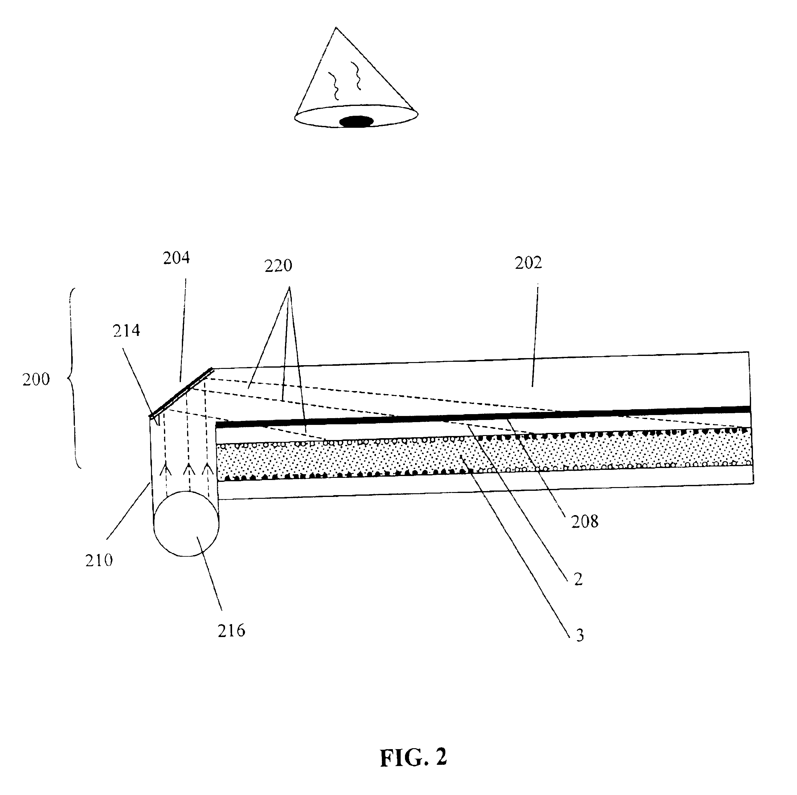 Illumination system for nonemissive electronic displays