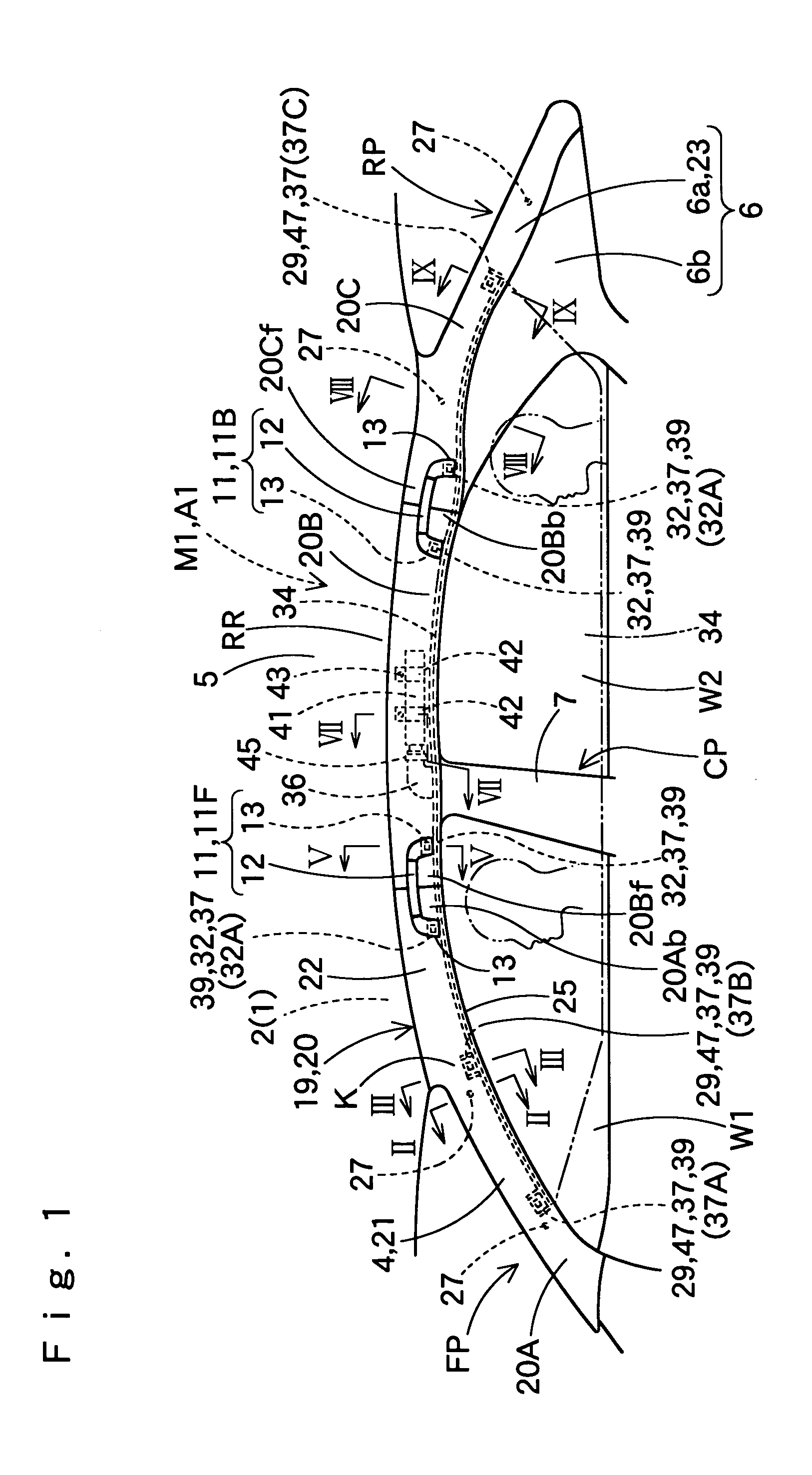 Head-protecting airbag device