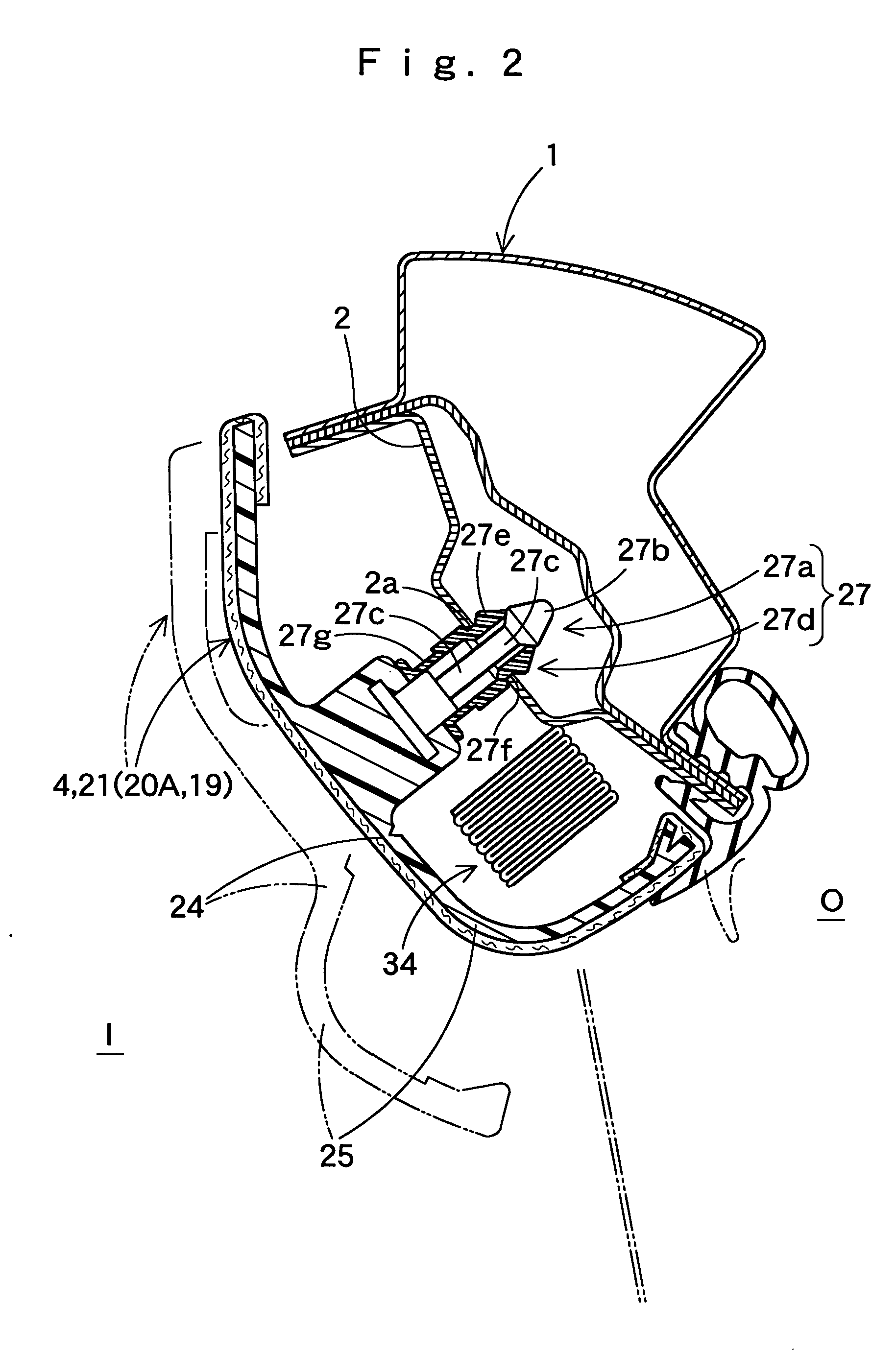Head-protecting airbag device