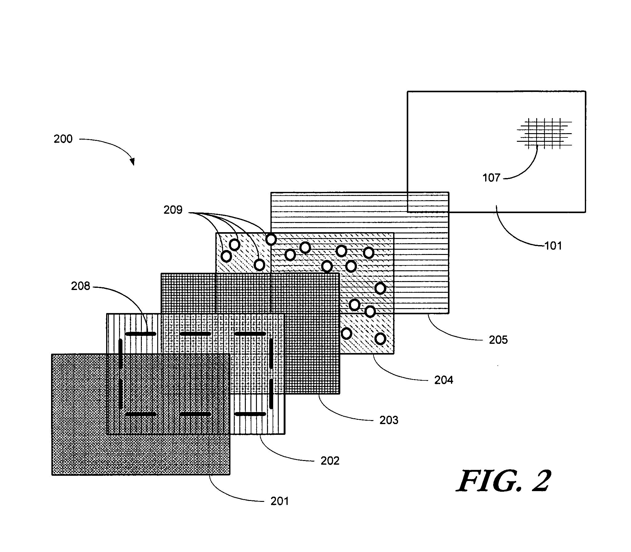 Field Effect Mode Electro-Optical Device Having a Quasi-Random Photospacer Arrangement