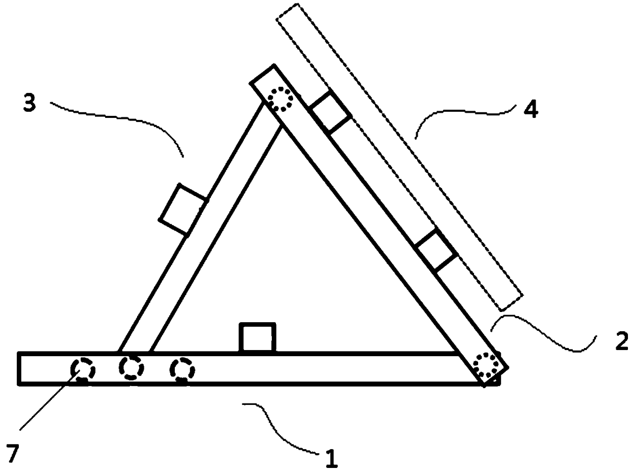 Photovoltaic system and solar tracking support thereof