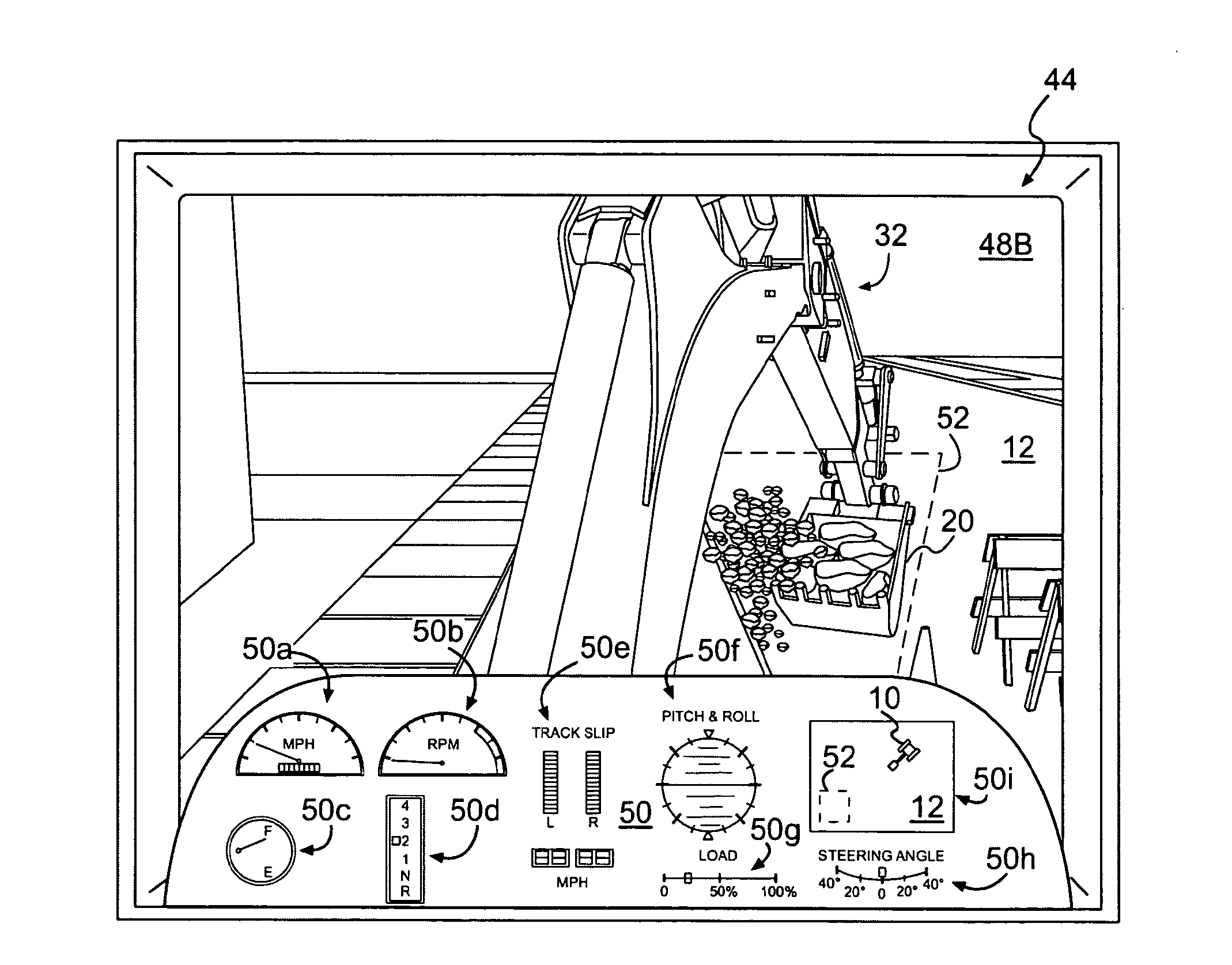 Simulation system implementing real-time machine data